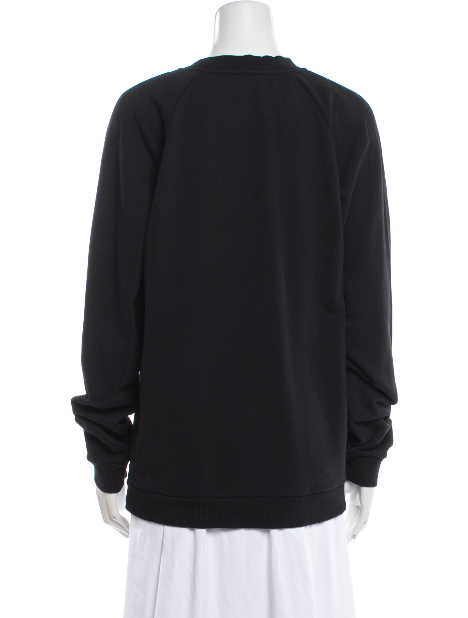 Balmain Graphic Print Crew Neck Sweatshirt